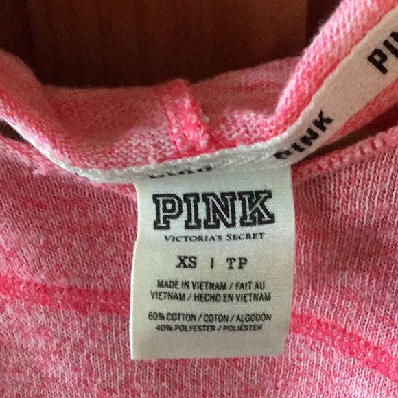 PINK brand long open back hoodie - Picture 4 of 7
